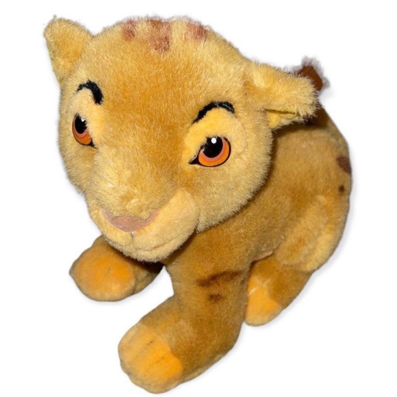 Disney | Toys | Vintage Disney The Lion King Baby Simba Plush | Poshmark